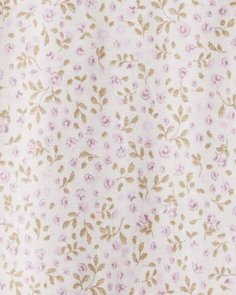 Toddler Girl 2-Pack Organic Cotton Tees in Botanic Muse Print