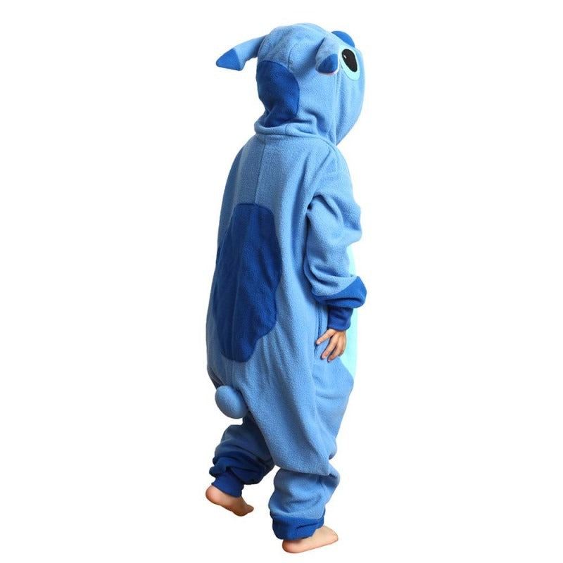 Kids Stitch Onesie Halloween Costumes Zip Up