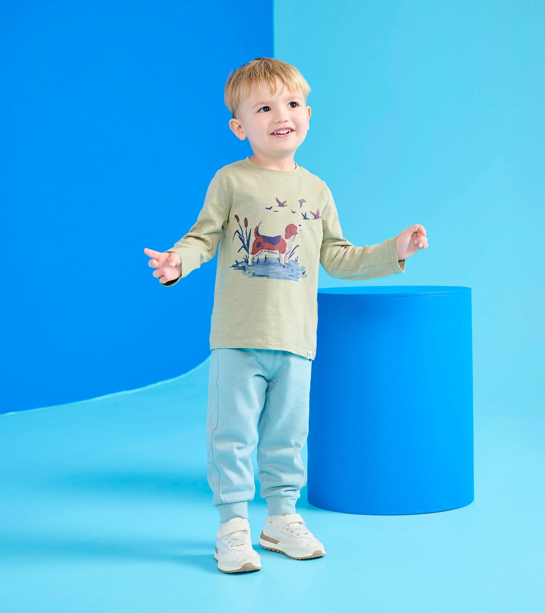 Baby & Toddler Boys Hunting Dogs Graphic Lounge Set