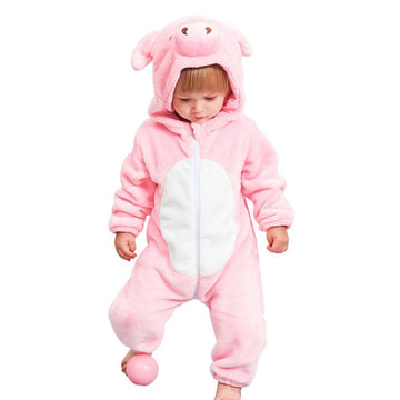 Pink Pig Onesie for Baby Romper Costume Outfit for Toddler