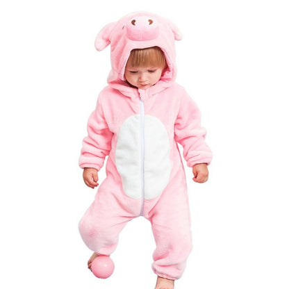Pink Pig Onesie for Baby Romper Costume Outfit for Toddler