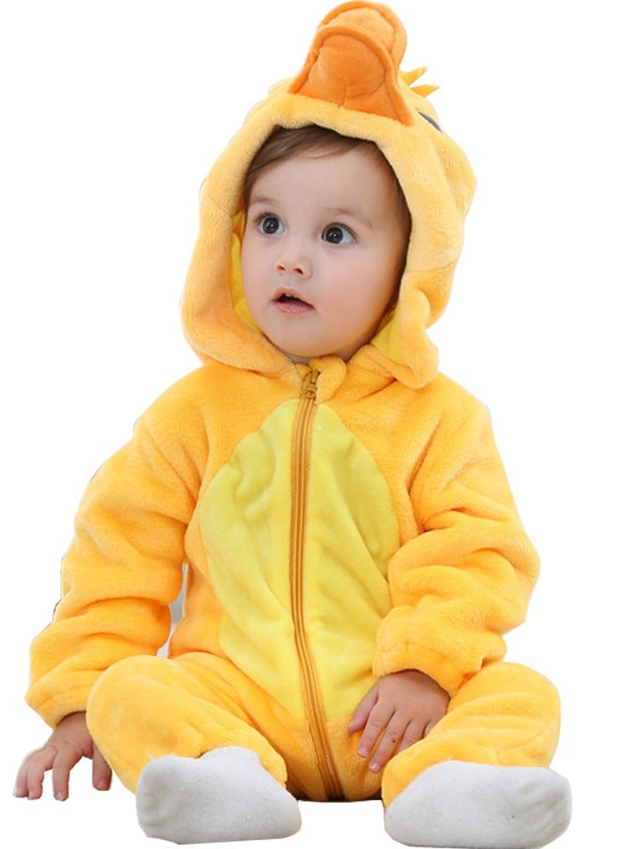 Infant & Toddlers Duck Costume Onesie Romper Unisex Halloween Costumes Outfit Suit