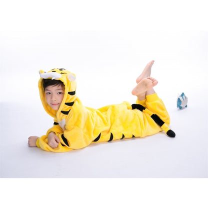 animal kigurumi yellow Tiger onesie pajamas for kids