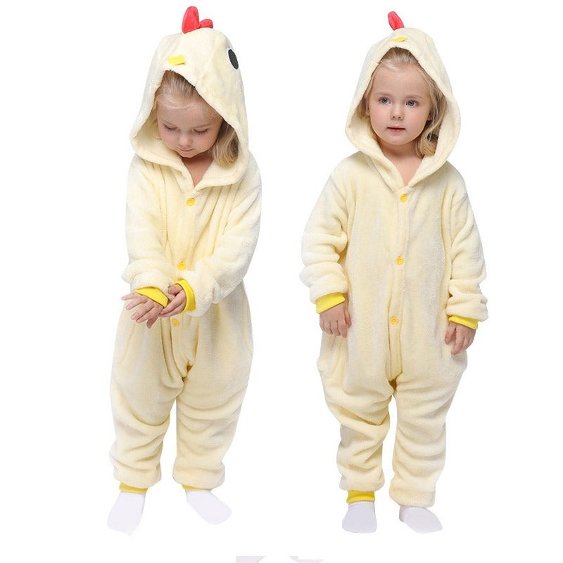 Chick Onesie For Kids Boys & Girls Animal Costumes