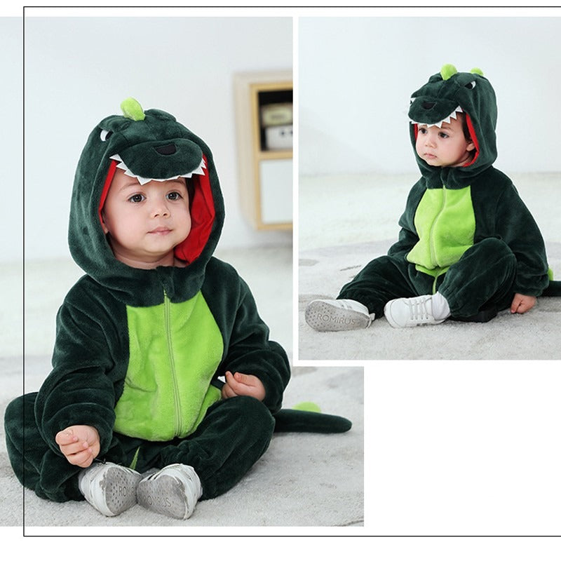 Green Dinosaur Onesie for Baby Toddler Animal Costumes Outfit