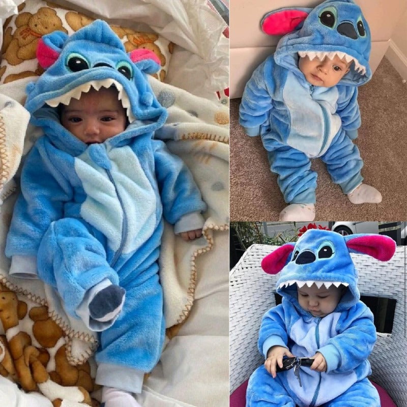 Infant & Baby Stitch Costume Onesie Halloween Outfit Romper Suit