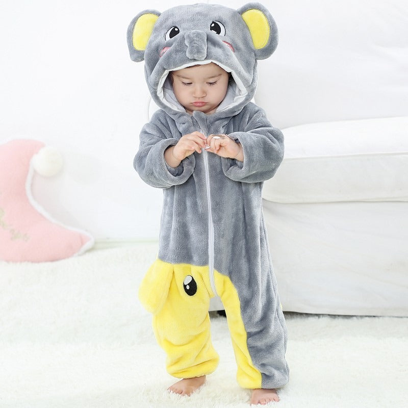 Elephant Onesie for Baby Toddler Animal Costume Outfit