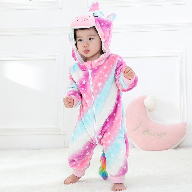 Rainbow Unicorn Onesie for Baby Romper Toddler Costume Outfit