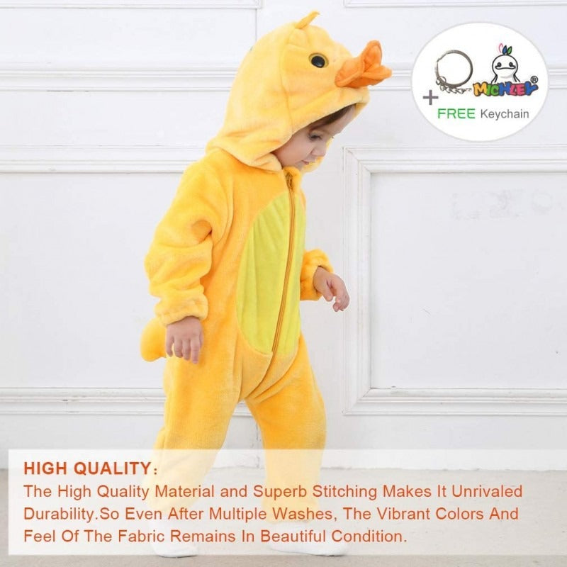 Infant & Toddlers Duck Costume Onesie Romper Unisex Halloween Costumes Outfit Suit