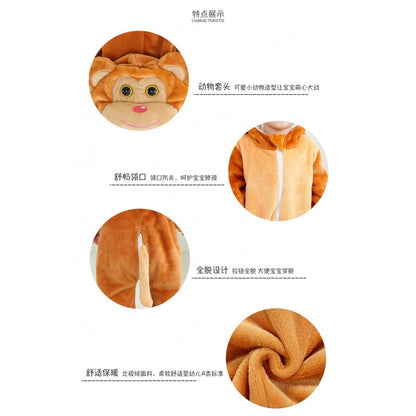 Monkey Onesie for Baby Romper Toddler Costume Outfit