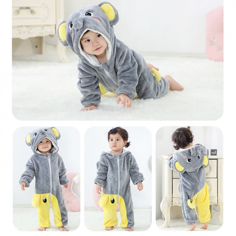 Elephant Onesie for Baby Toddler Animal Costume Outfit