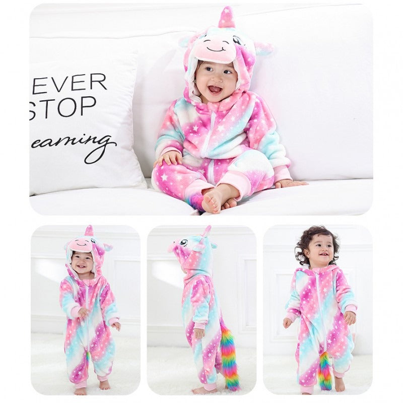 Rainbow Unicorn Onesie for Baby Romper Toddler Costume Outfit