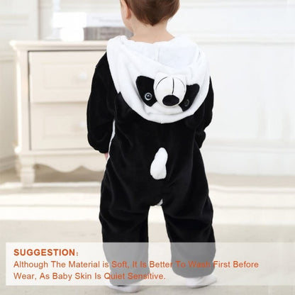 Infant & Toddlers Panda Costume Onesie Romper Halloween Outfit Suit