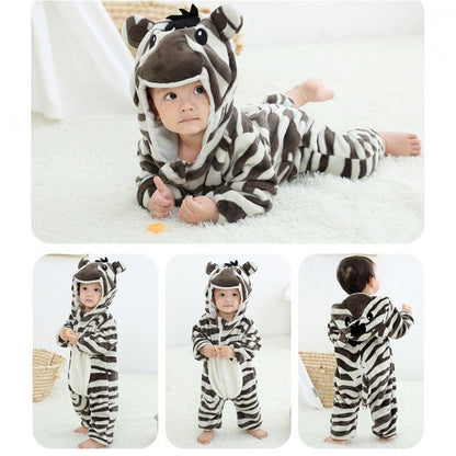 Zebra Onesie for Baby Toddler Animal Costume Outfit