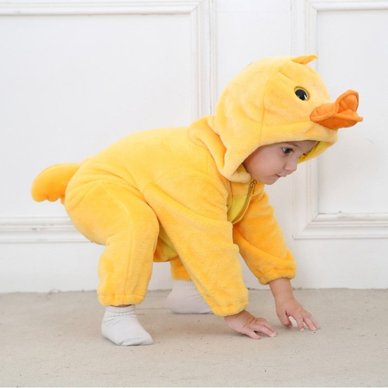 Infant & Toddlers Duck Costume Onesie Romper Unisex Halloween Costumes Outfit Suit