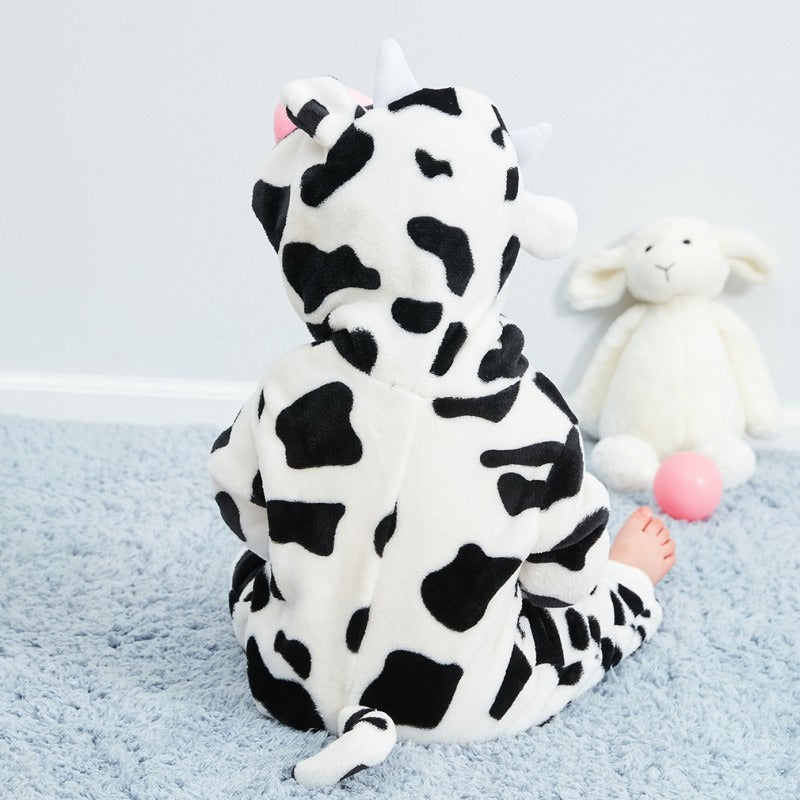 Cow Onesie Baby Romper Costume Outfit for Toddler