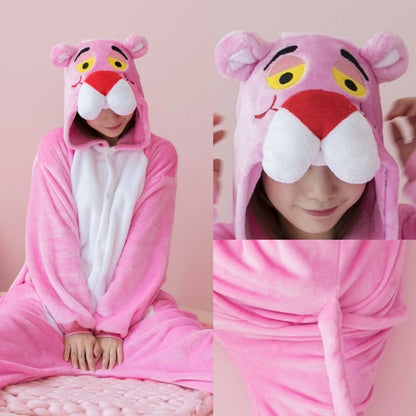 Pink Panther Onesie Pajamas Kigurumi Animal Costumes For Kids