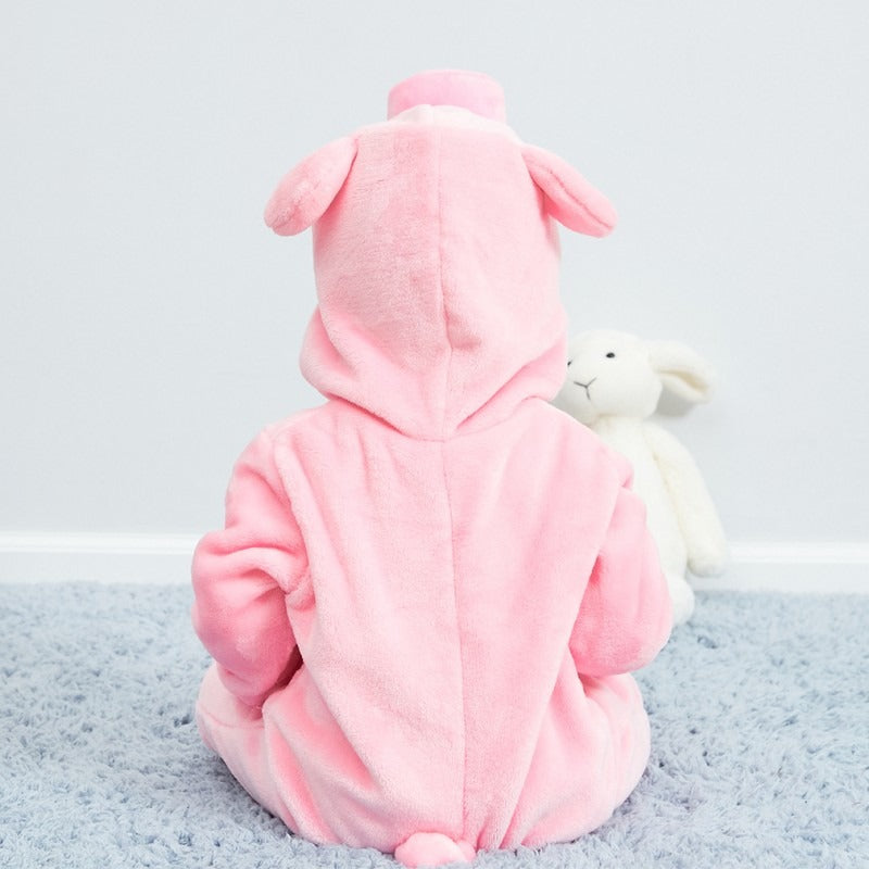 Pink Pig Onesie for Baby Romper Costume Outfit for Toddler