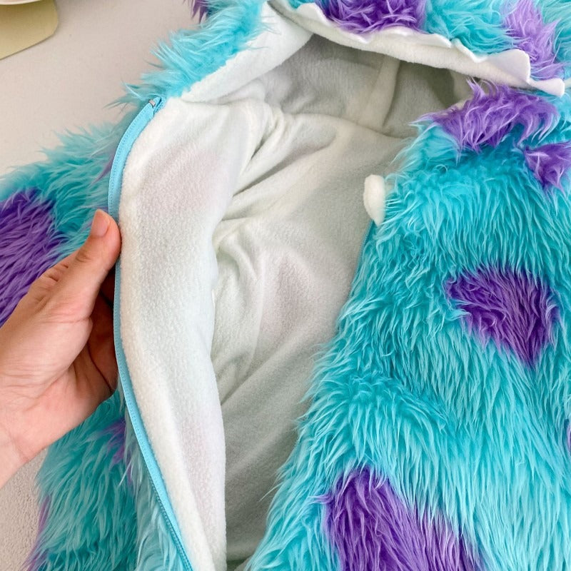Toddler & Kids Sully Costume Onesie Partywear Winter Outft Suit Top Quality