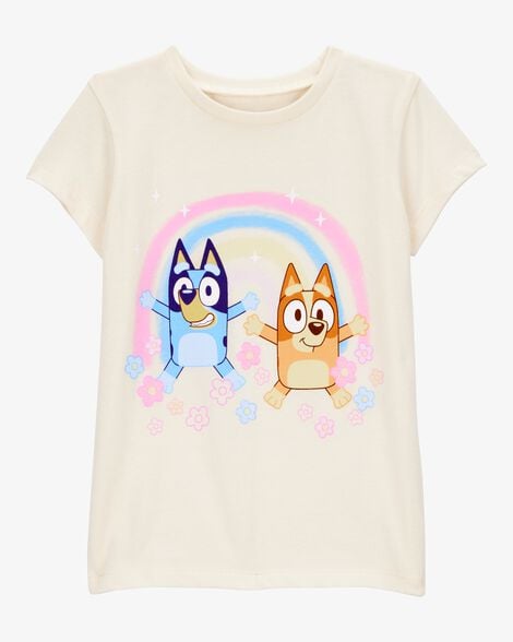 Toddler Girl Carton Print Short-Sleeve Tee