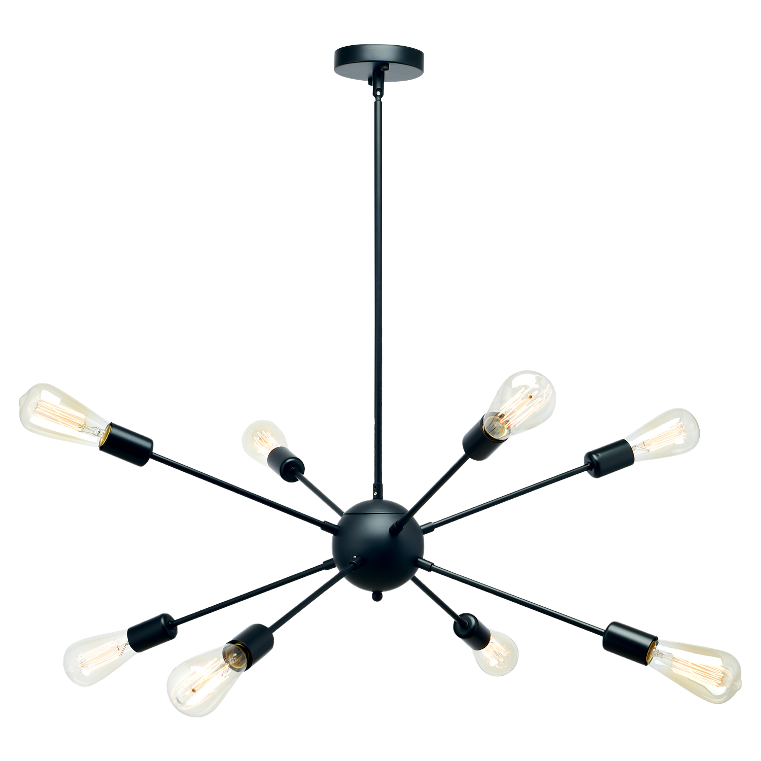 8 Light Chandelier By Room Country Chandelier, Adjustable Height Multiple Styles