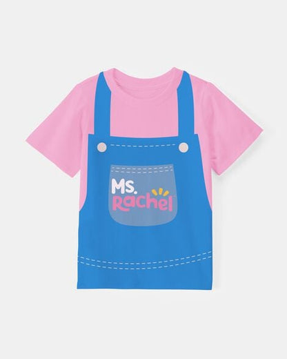 Toddler Girl Carton Print Short-Sleeve Tee