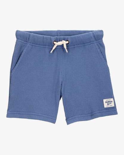Toddler Waffle Knit Drawstring Shorts