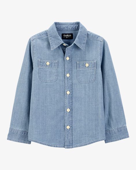 Toddler Chambray Button-Front Shirt