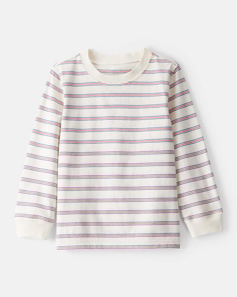 Toddler Boy Pretzel Print Long-Sleeve Tee