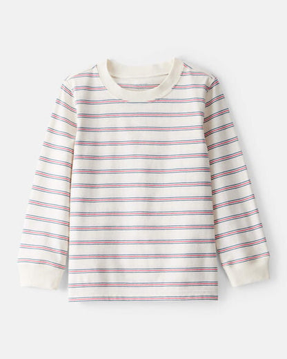Toddler Boy Pretzel Print Long-Sleeve Tee