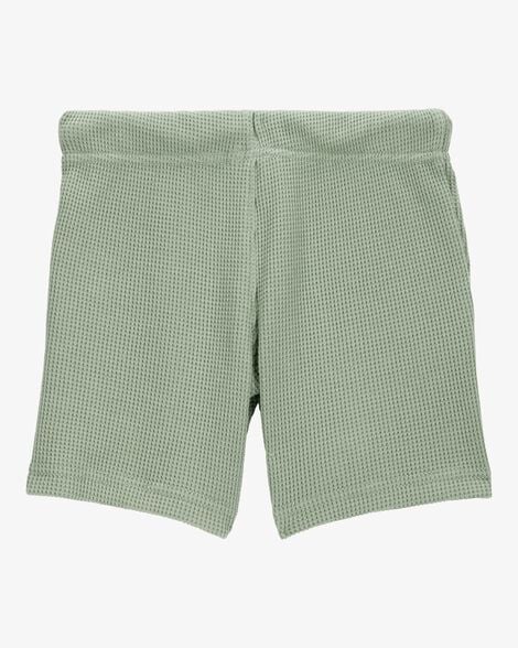 Toddler Waffle Knit Drawstring Shorts