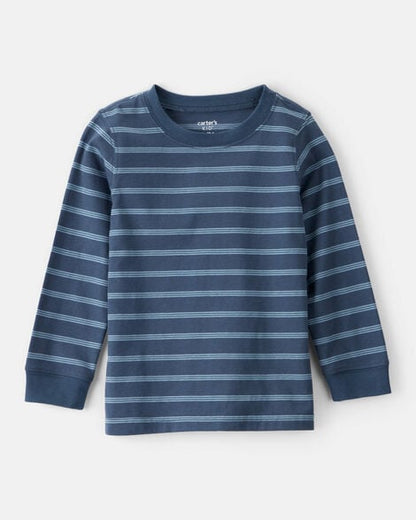 Toddler Boy Pretzel Print Long-Sleeve Tee