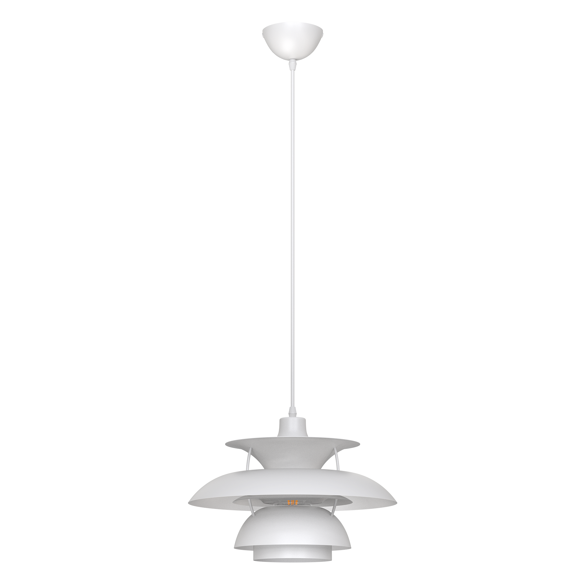 Creative Lampshade Pendant Light, Contemporary Modern Close to Ceiling Light Flush Mount Fixture 19.68" Wide for House Bedroom Hallway Living Room Dining Kitchen