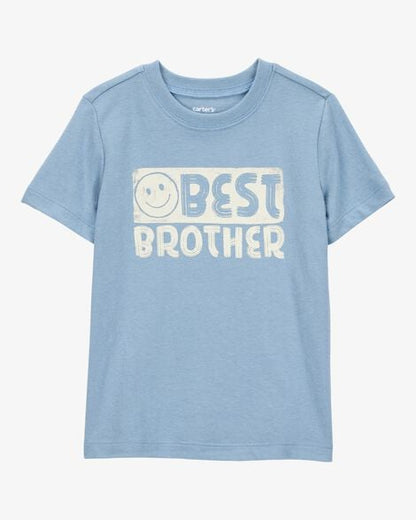 Toddler Boy Cartoon Print Short-Sleeve Tee