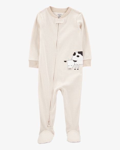 Toddler Boy 1-Piece 100% Snug Fit Cotton Footie Pajamas